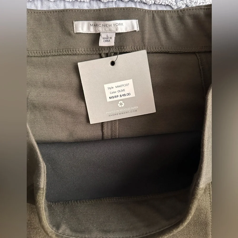 Andrew Mark Olive Green Midi Skirt - Picture 2 of 3